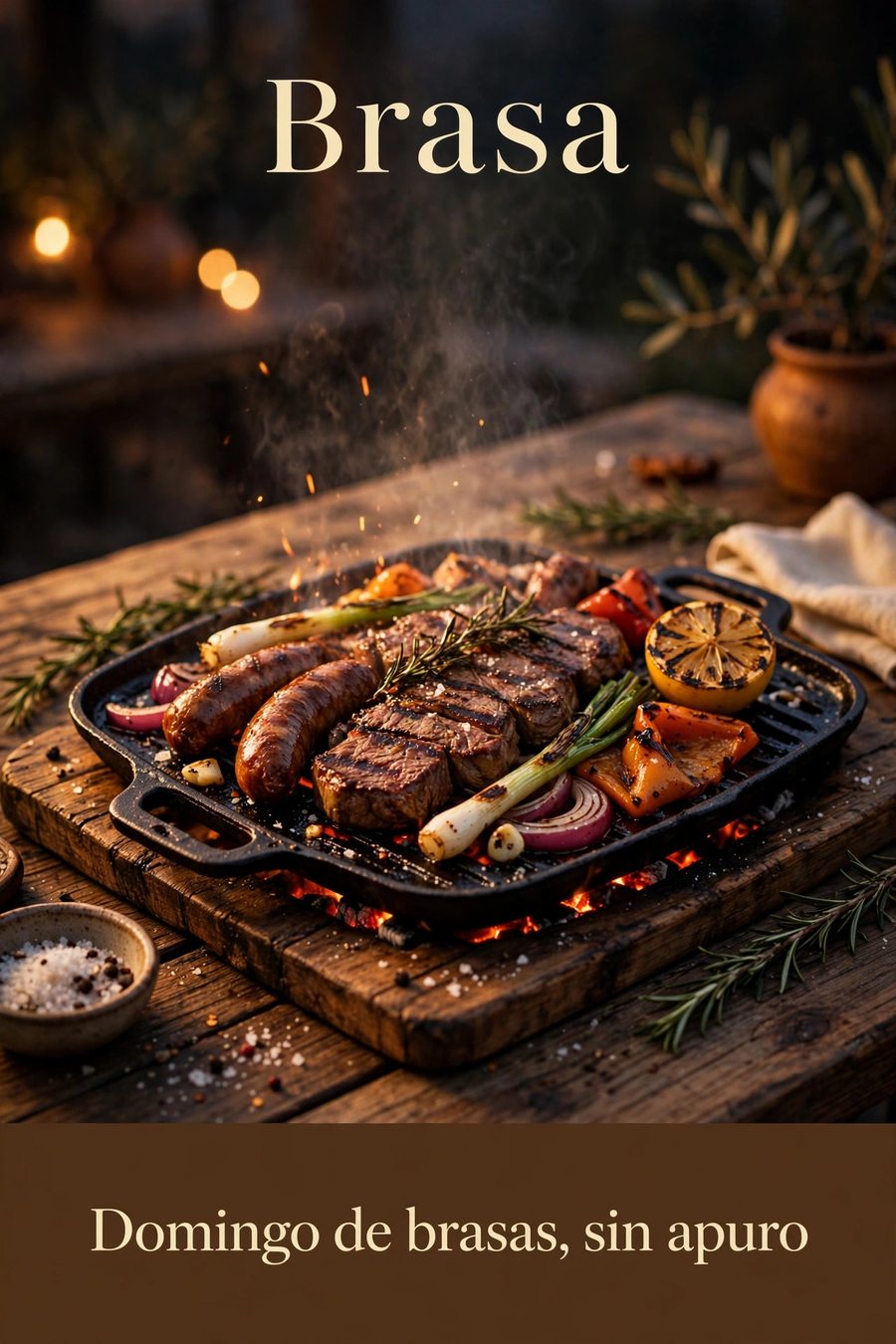 Sample piece for Brasa (Restaurant · grill house) designed by Desy