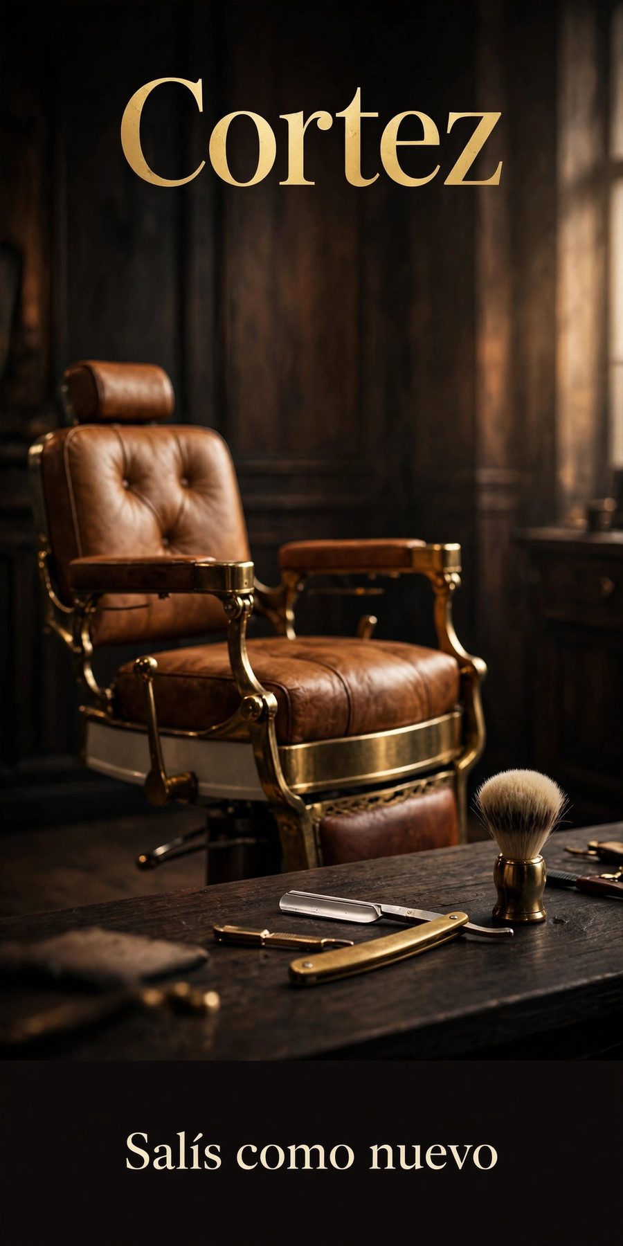 Sample piece for Cortez (Barbershop) designed by Desy