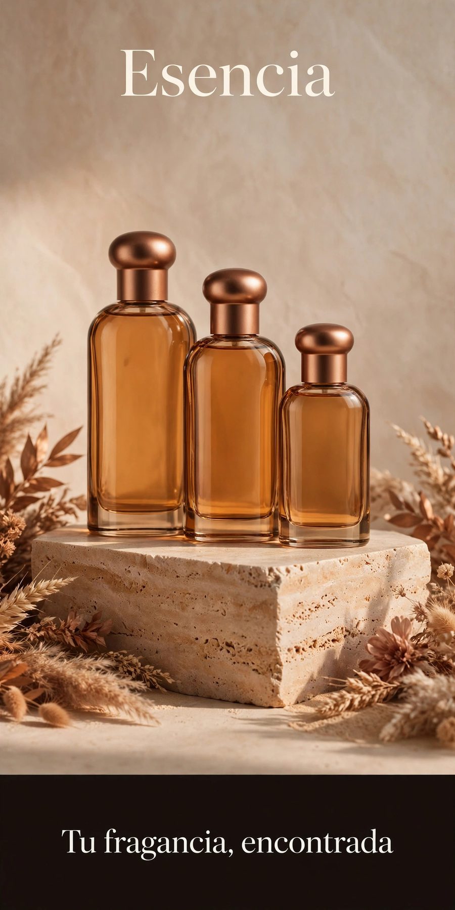 Sample piece for Esencia (Perfume & cosmetics) designed by Desy