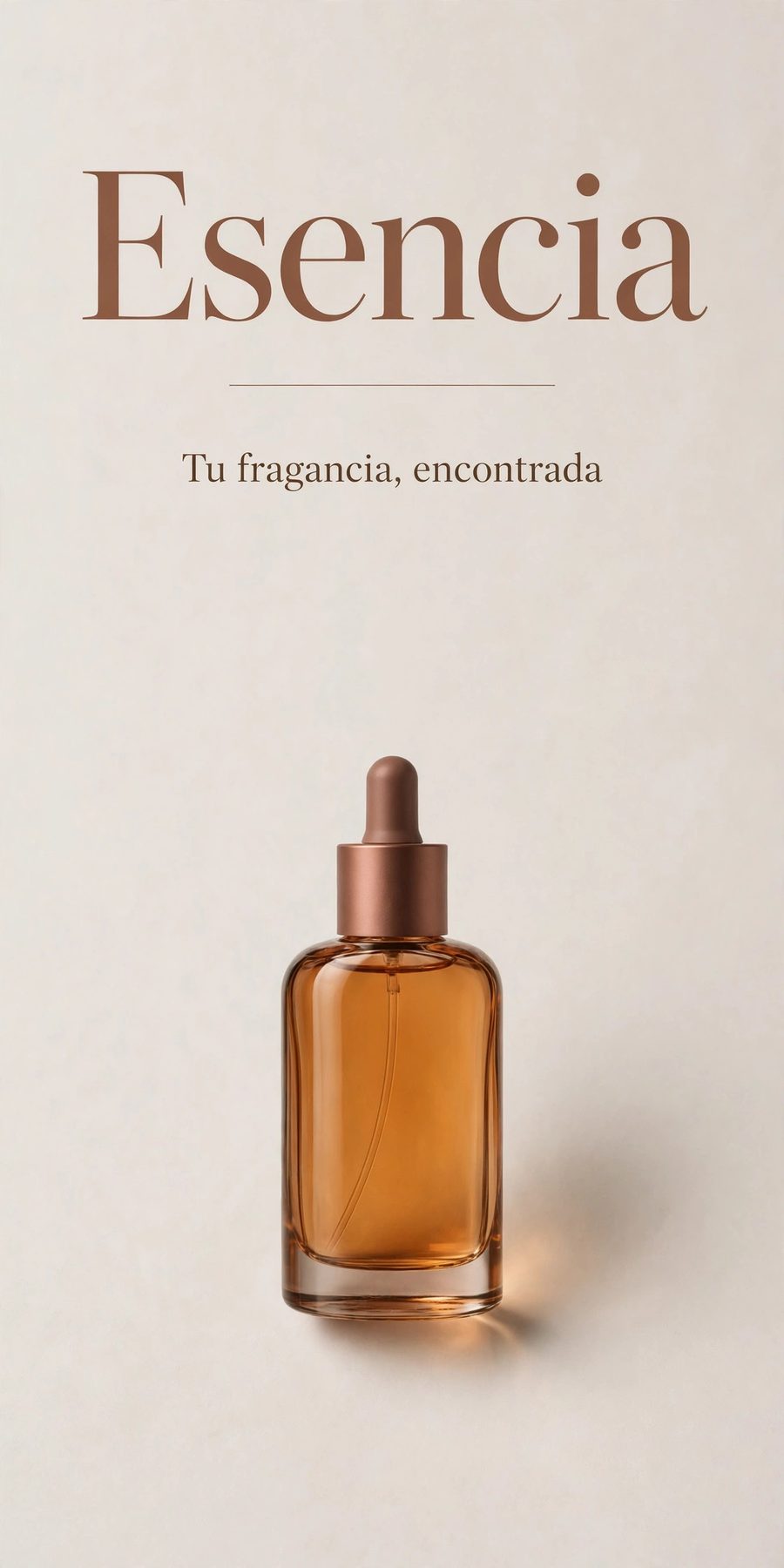 Sample piece for Esencia (Perfume & cosmetics) designed by Desy