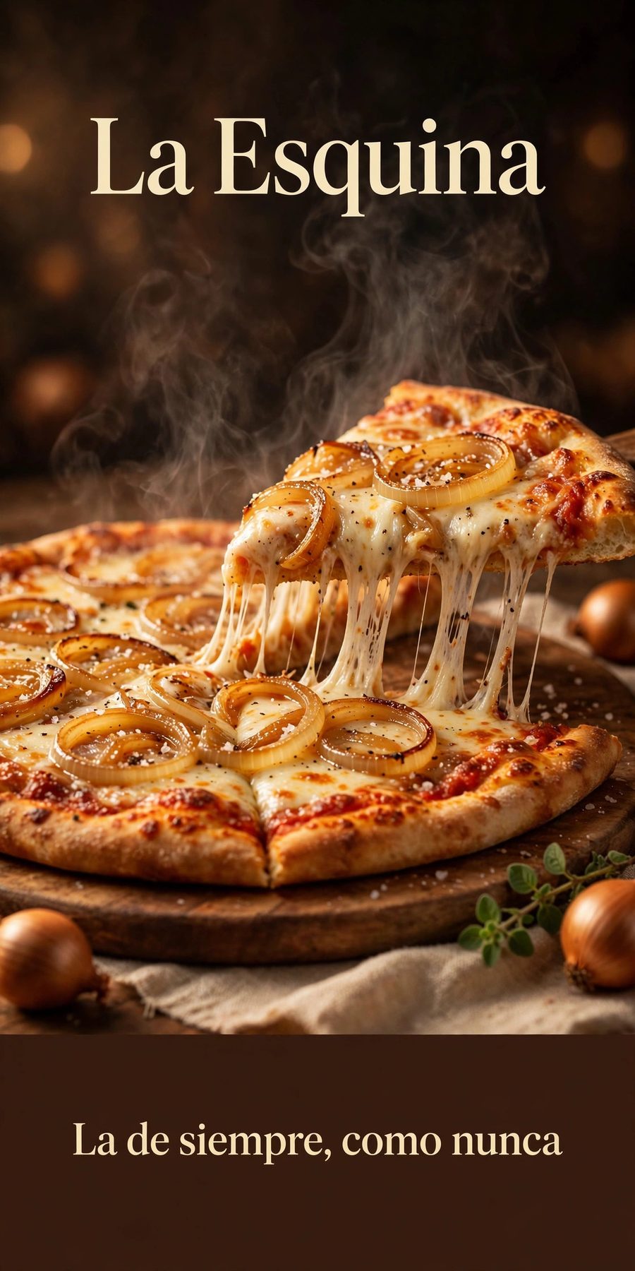 Sample piece for La Esquina (Neighborhood pizzeria) designed by Desy