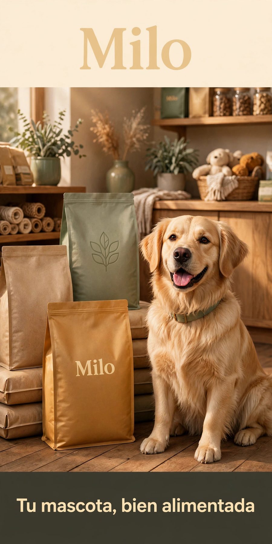 Sample piece for Milo (Pet shop) designed by Desy