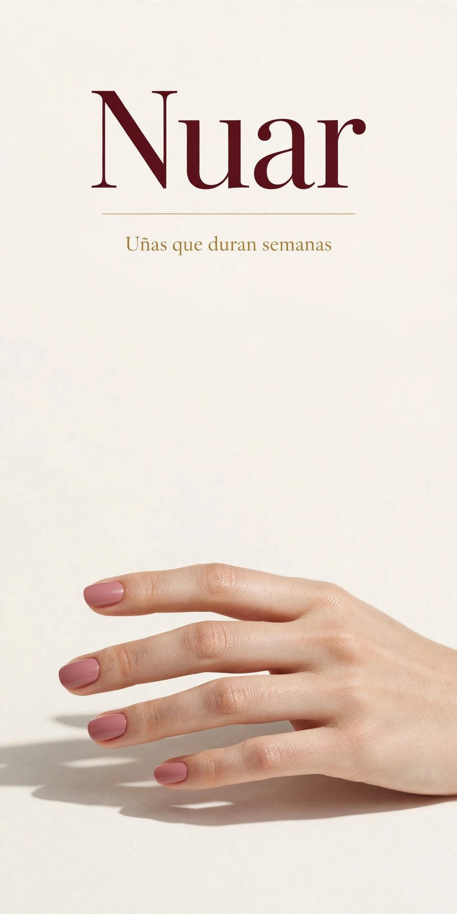 Sample piece for Nuar (Nail studio) designed by Desy
