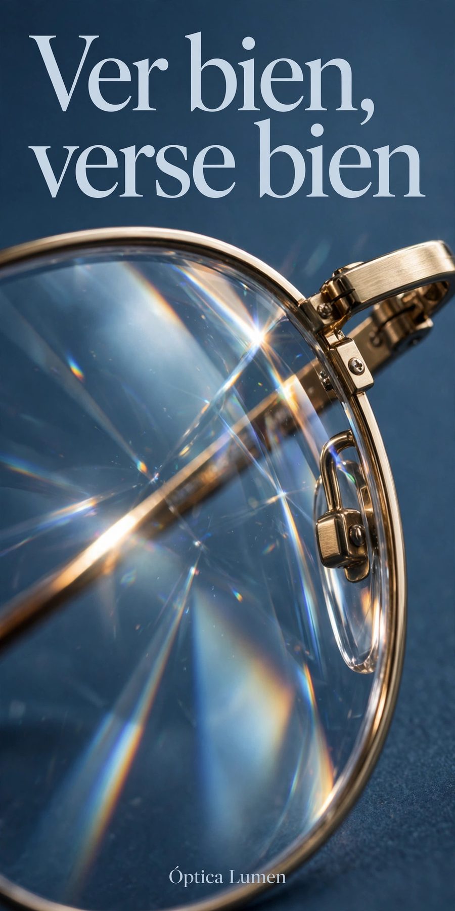 Sample piece for Óptica Lumen (Optician) designed by Desy