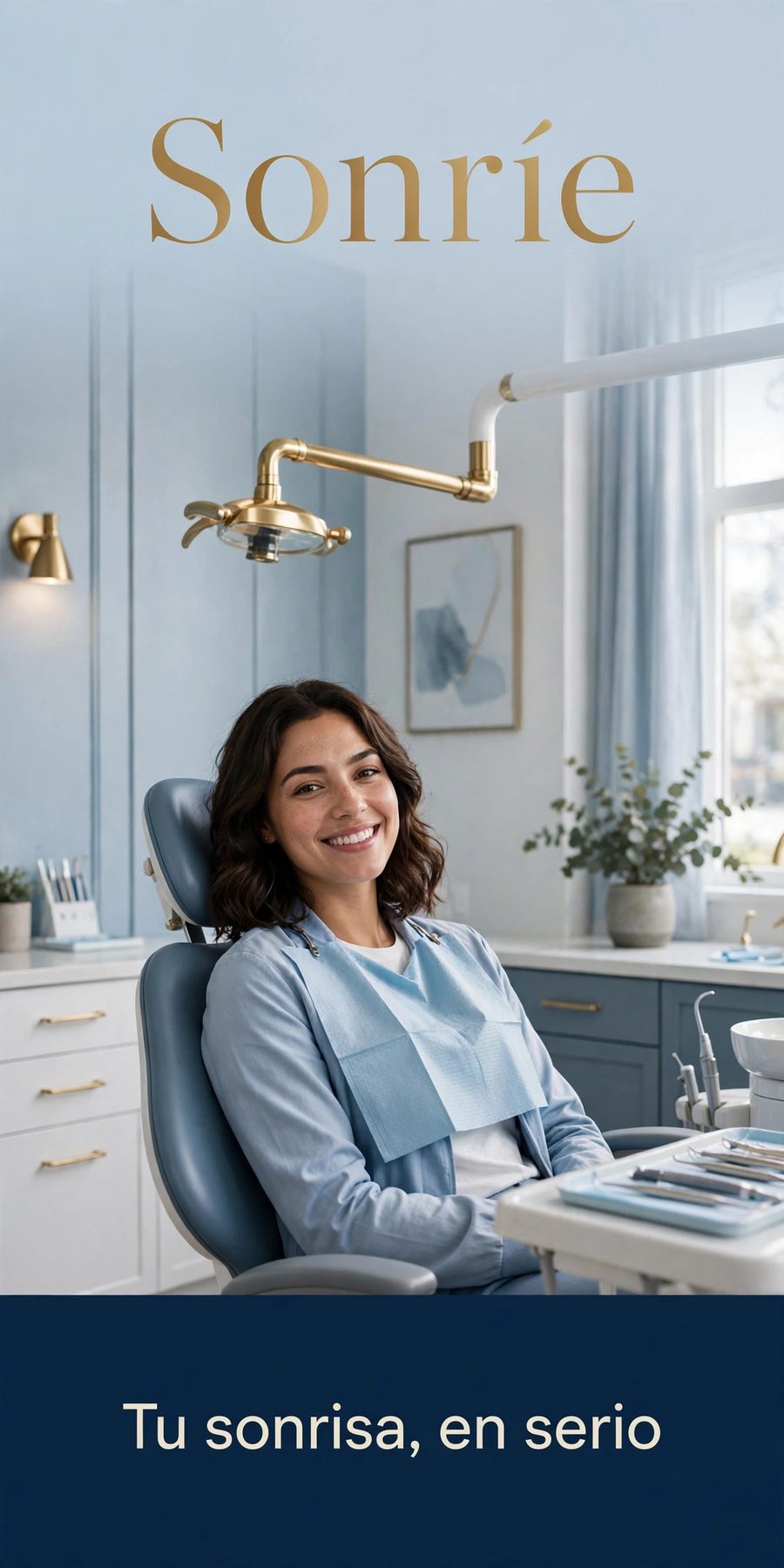 Sample piece for Sonríe (Dental clinic) designed by Desy